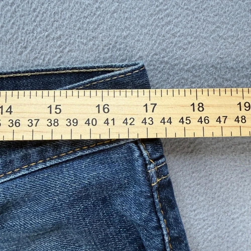 Levis 505 Straight Fit Jeans Men 33x36 (Fit 34x31) Blue Denim Workwear Classic